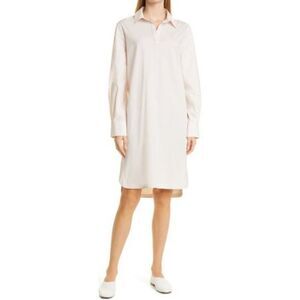 MaxMara Leisure Rimmel Shirt Dress Sand Size L Cream color